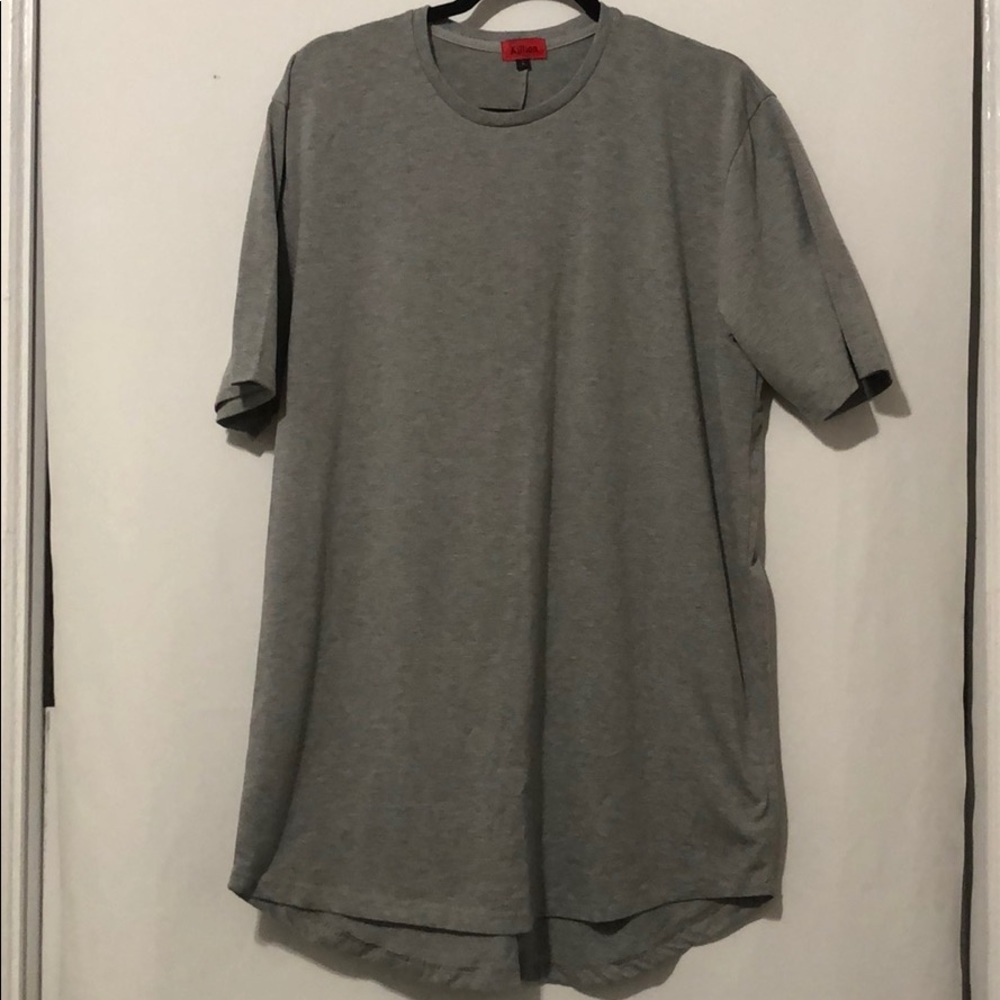 Grey Back Seam Killion Tee in Large